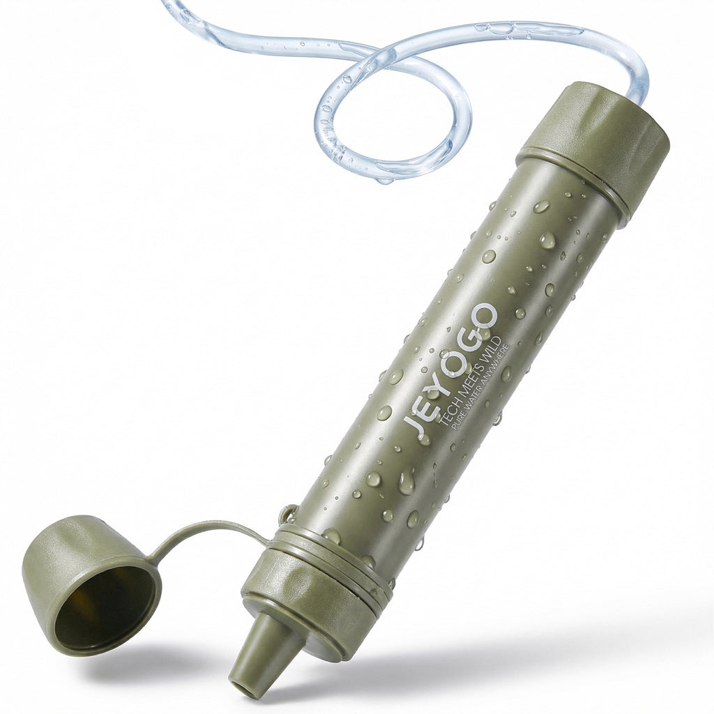 JEYOGO Water Filter Straw - Personal Portable Water Purifier for Hikin